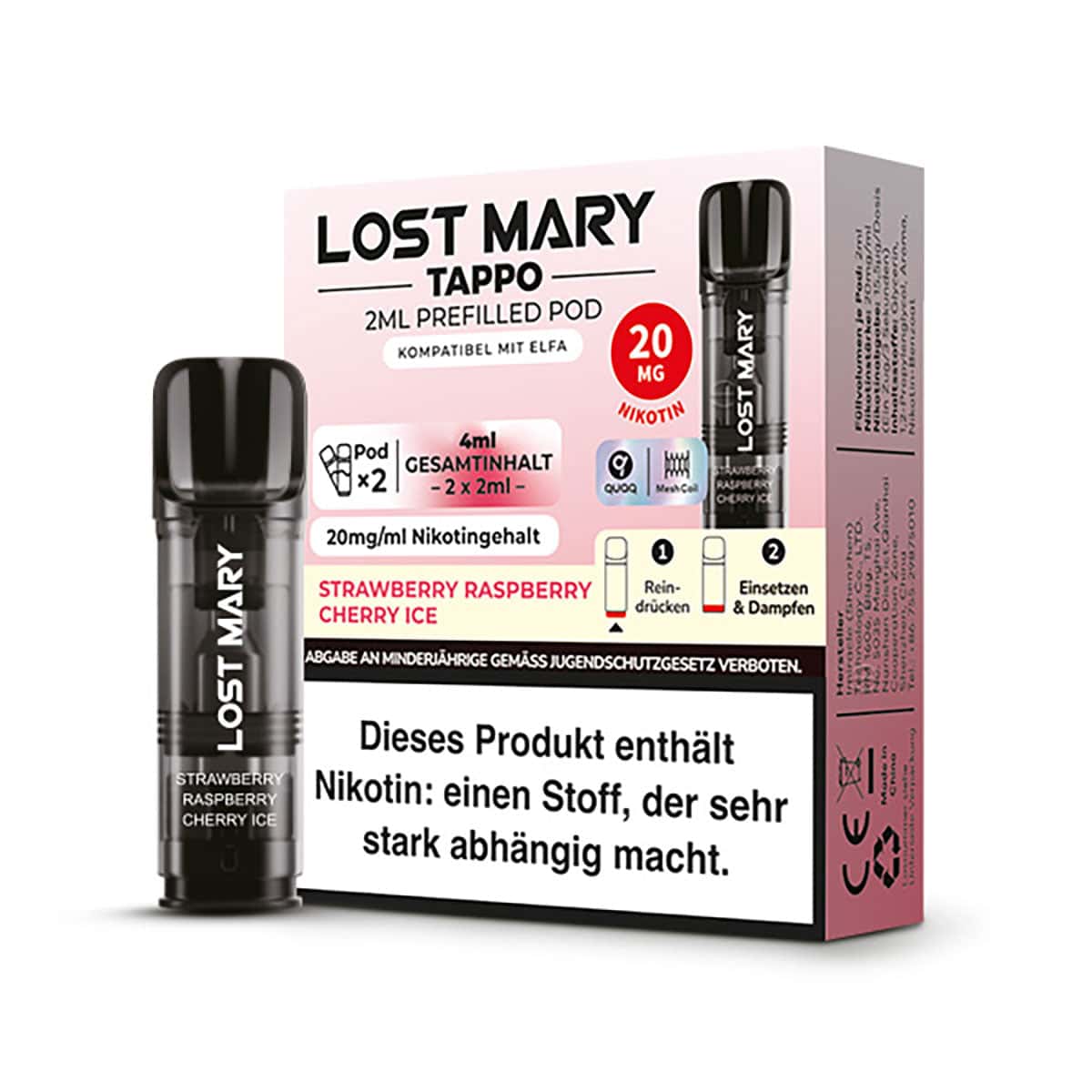 Lost Mary Tappo Prefilled Pods 2er-Pack