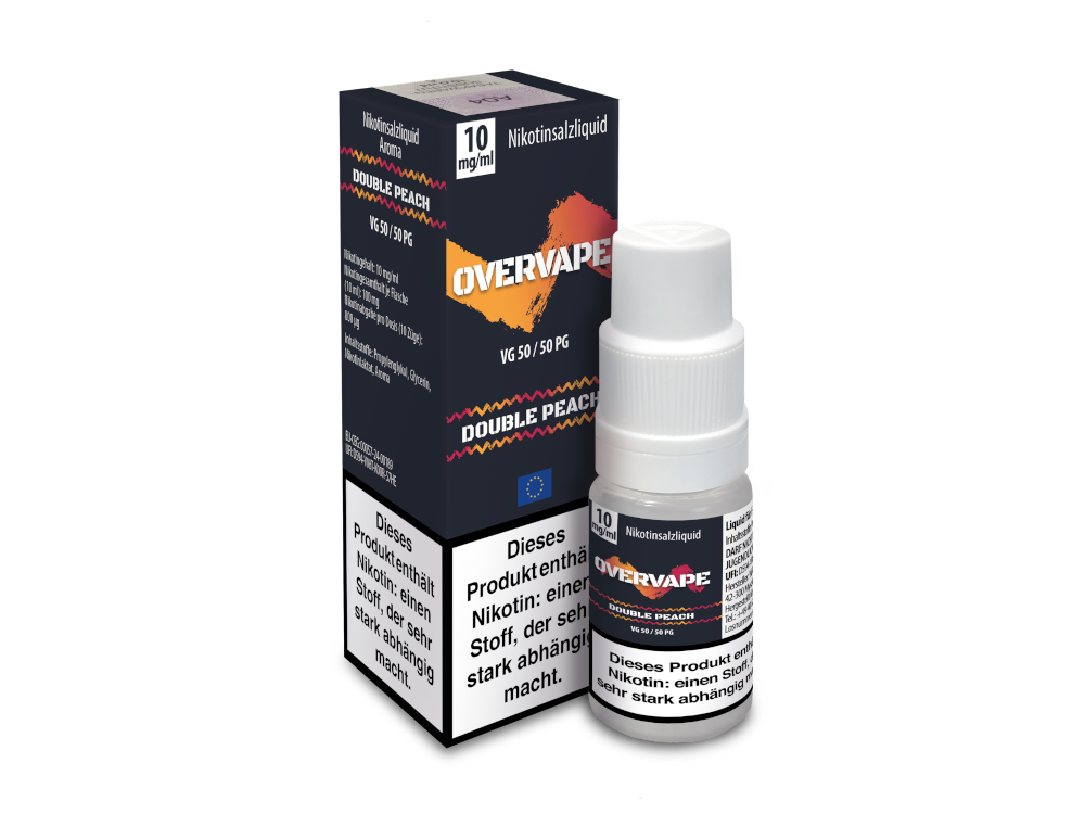 Overvape Double Peach Nikotinsalz Liquid 20mg