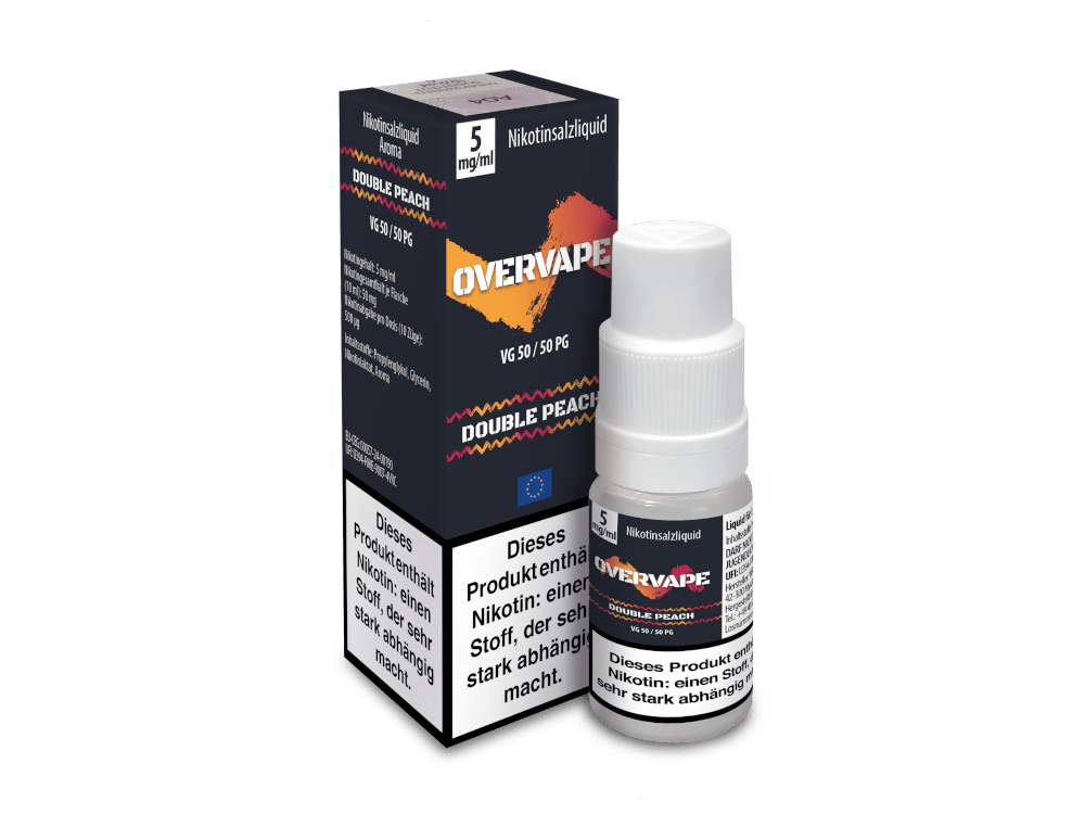Overvape Double Peach Nikotinsalz Liquid 20mg