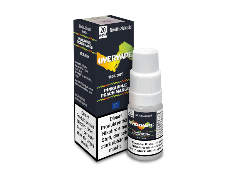 Overvape Pineapple Peach Mango Nikotinsalz Liquid 20mg
