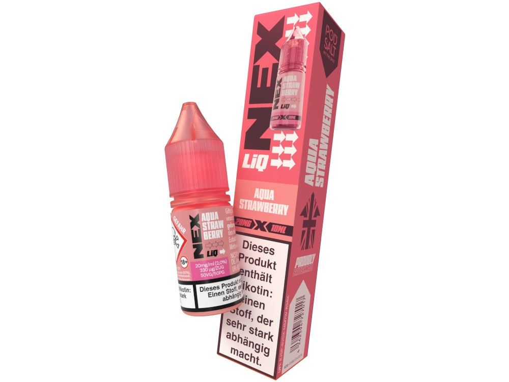 Pod Salt NexLiq Aqua Strawberry Nikotinsalz Liquid