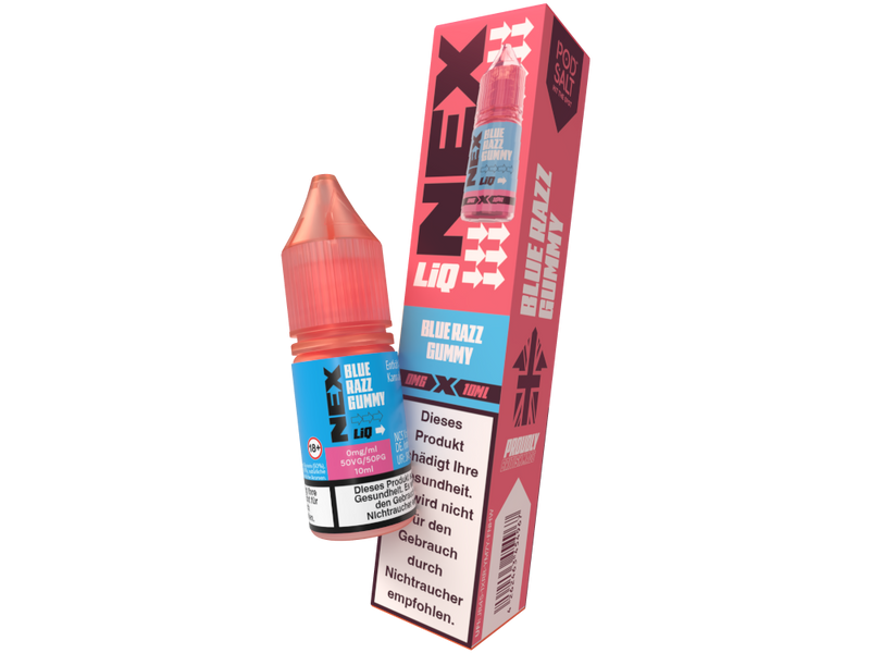 Pod Salt NexLiq Blue Razz Gummy Nikotinsalz Liquid