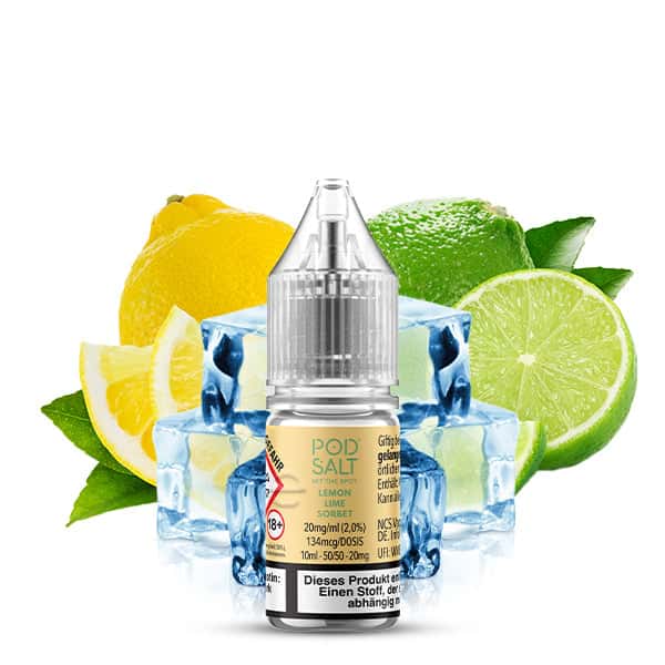 POD SALT XTRA Lemon Lime Sorbet Nikotinsalz Liquid