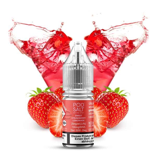 POD SALT XTRA Sweet Strawberry Lemonade Nikotinsalz Liquid