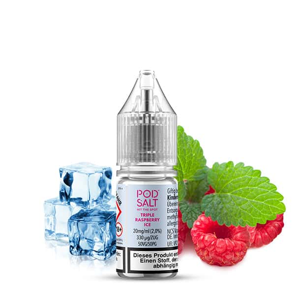 POD SALT XTRA Triple Raspberry Ice Nikotinsalz Liquid