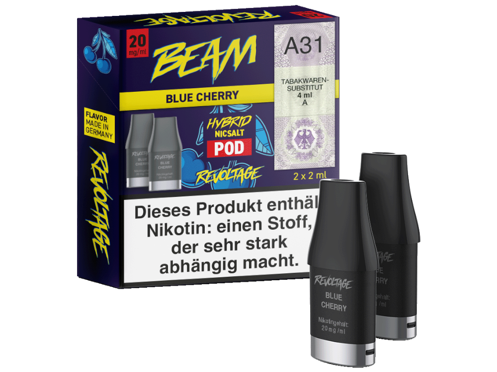Revoltage Beam Prefilled Pods mit 20mg
