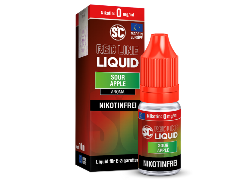 SC Red Line Sour Apple Nikotinsalz Liquid