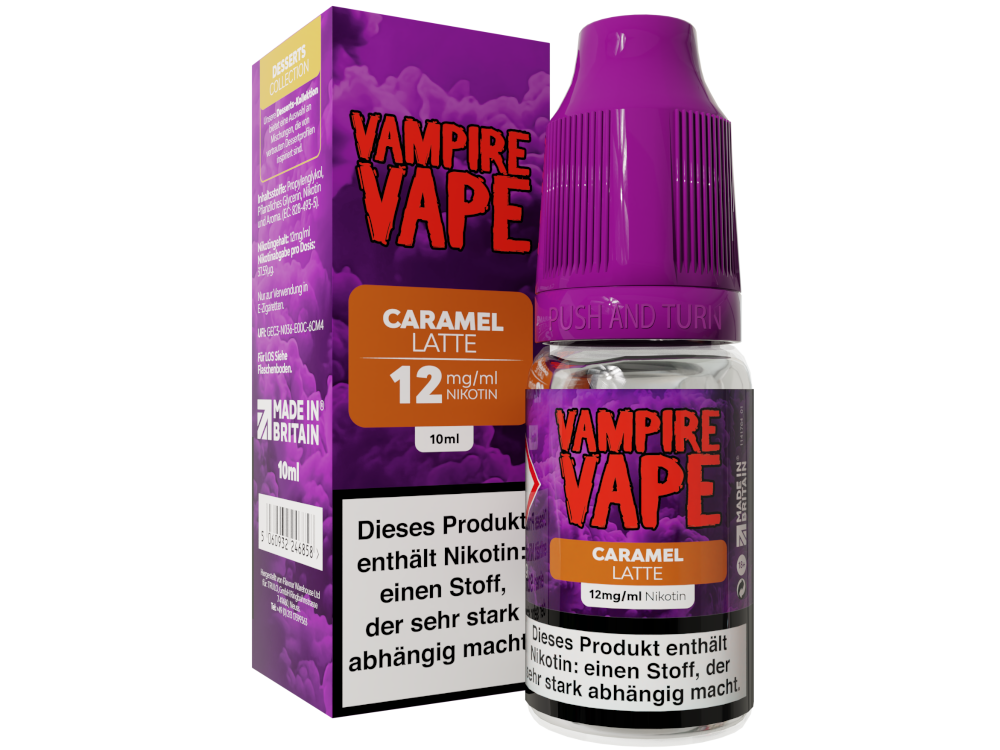 Vampire Vape Dessert Collection Caramel Latte Liquid